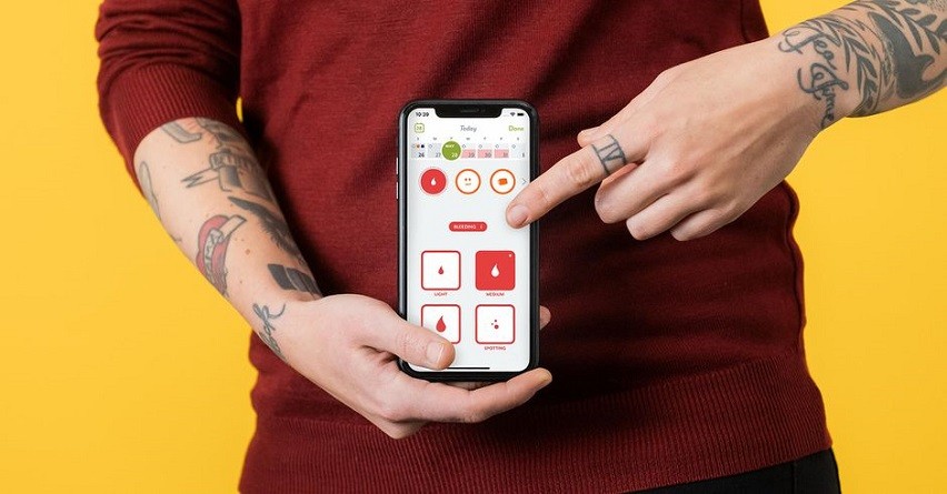Clue App zur Aufzeichnung der Menstruation